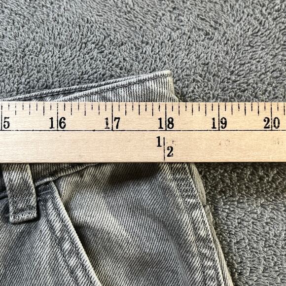 H&M Divided Jeans Womens 14 Gray Denim Cargo Pockets Bootcut High Rise NEW - Picture 14 of 15
